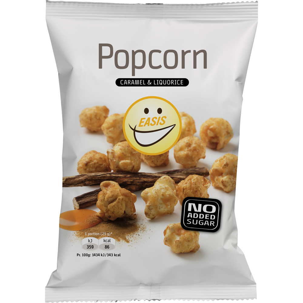 EASIS Popcorn, Caramel and Liquorice