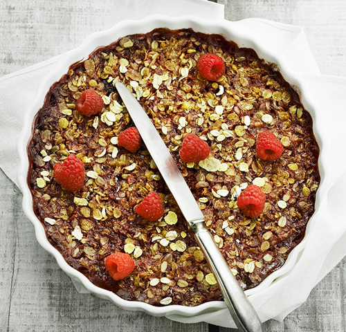 Raspberry Crumble cake