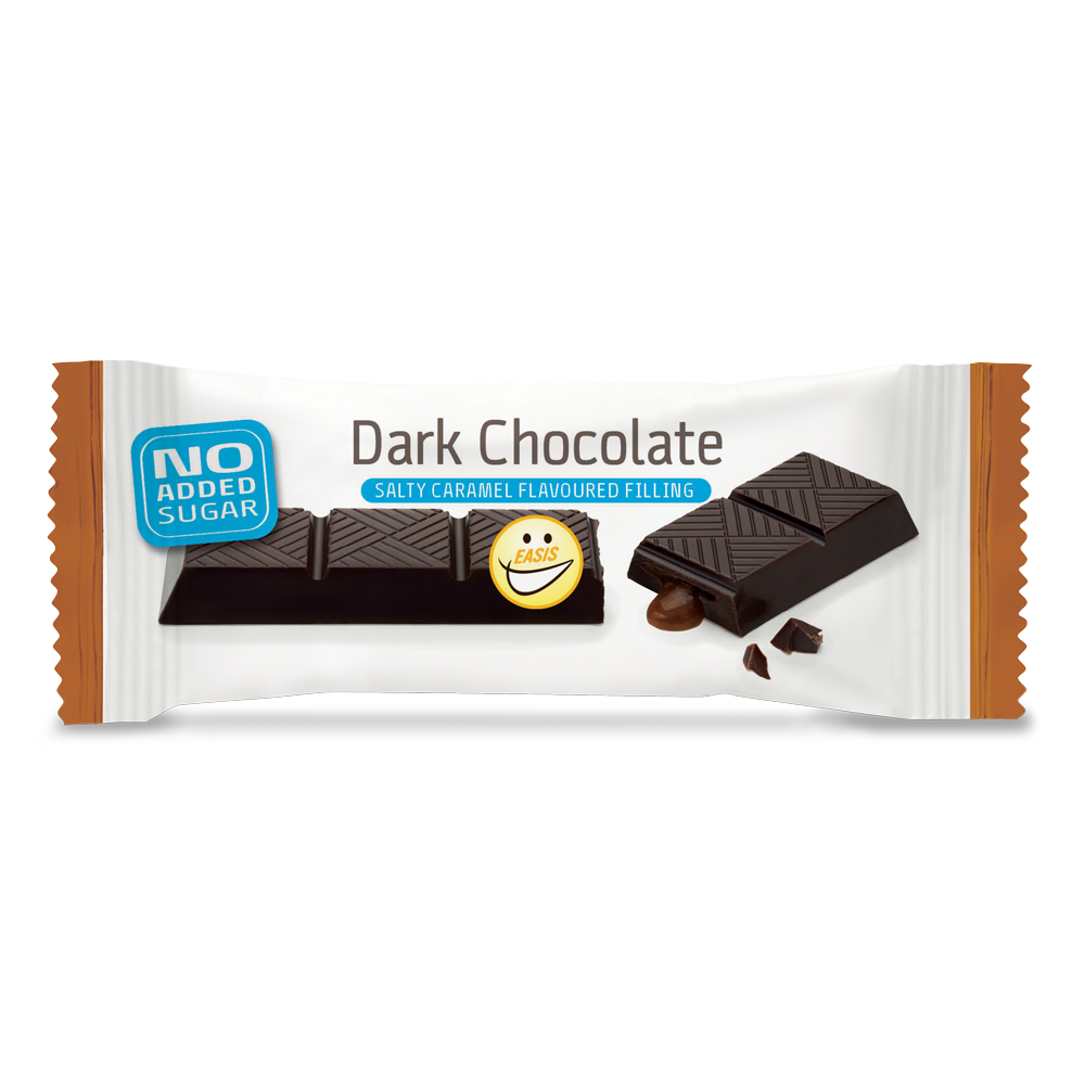 EASIS Dark Chocolate Bar with Salted Caramel filling 28 g
