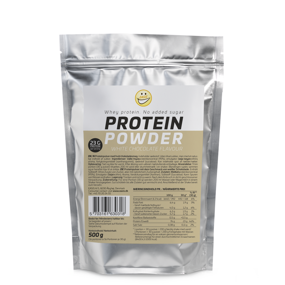 EASIS Protein Powder with White Chocolate 500g