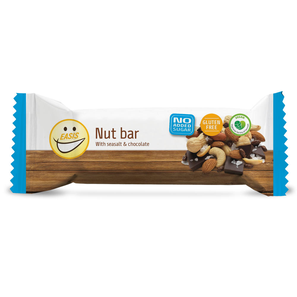 EASIS Nut bar with sea salt and dark chocolate 20 pcs