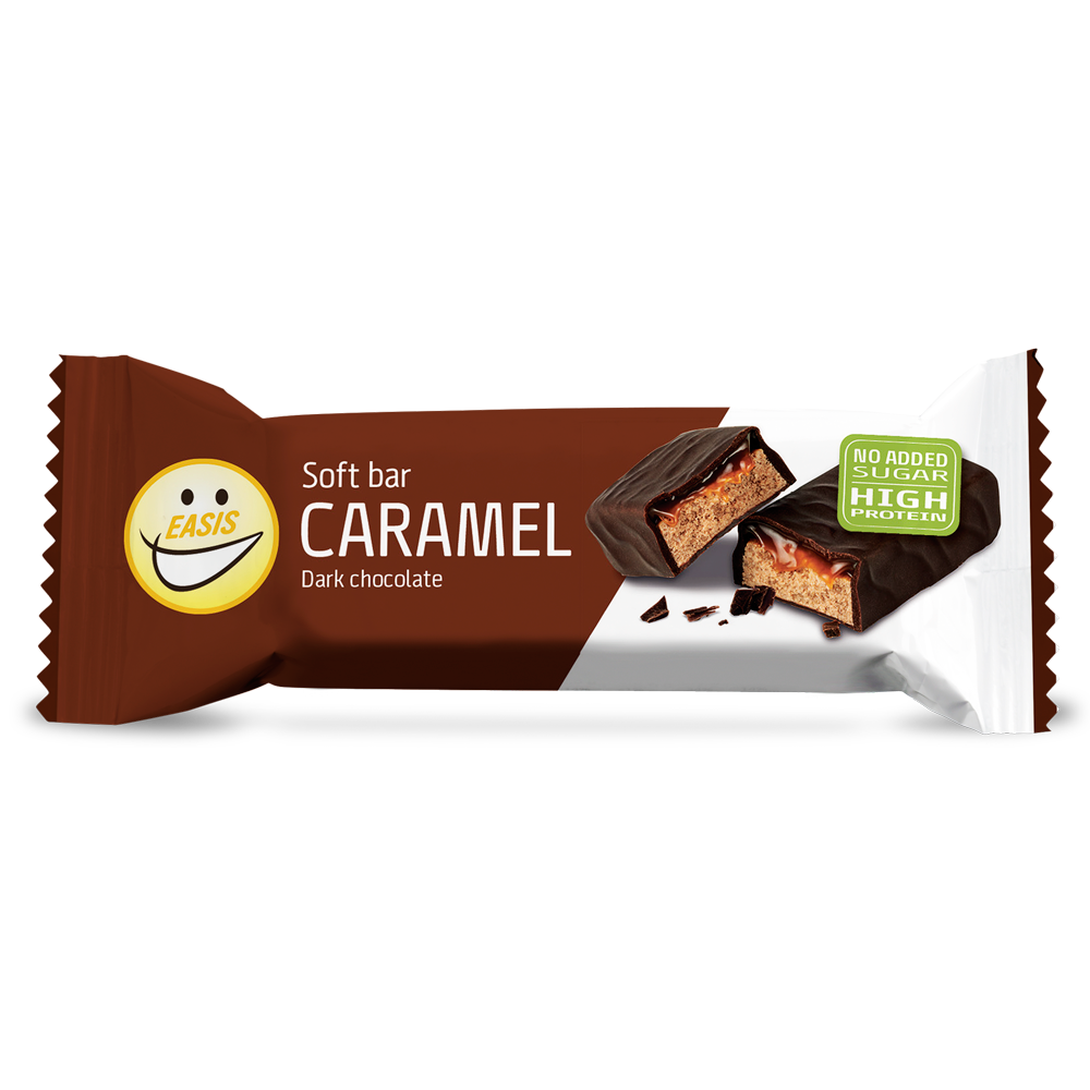 EASIS Soft bar with Caramel and Dark chocolate 30g