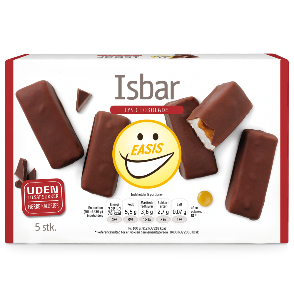 EASIS Ice cream bar with milk chocolate