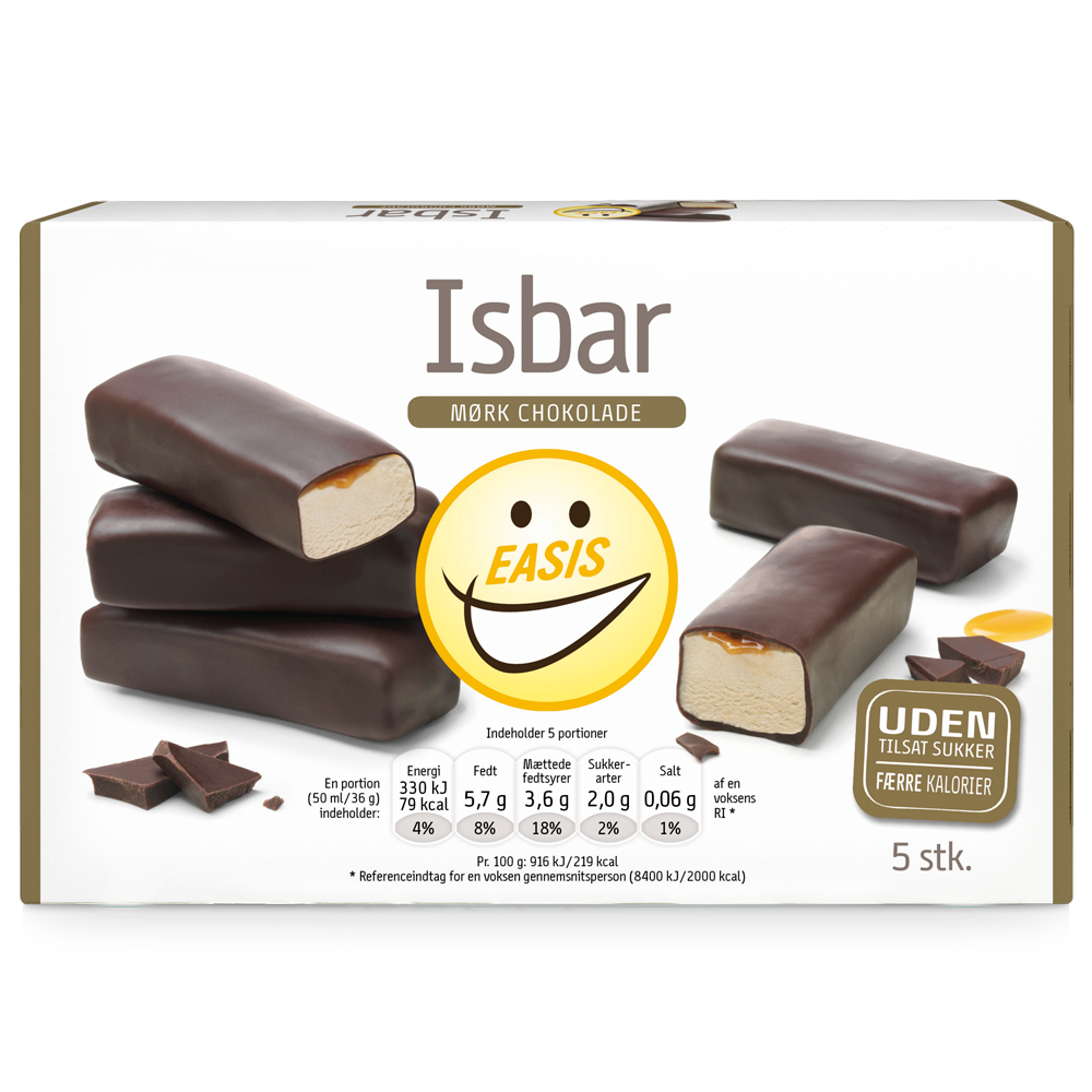 EASIS Ice cream bar with dark chocolate