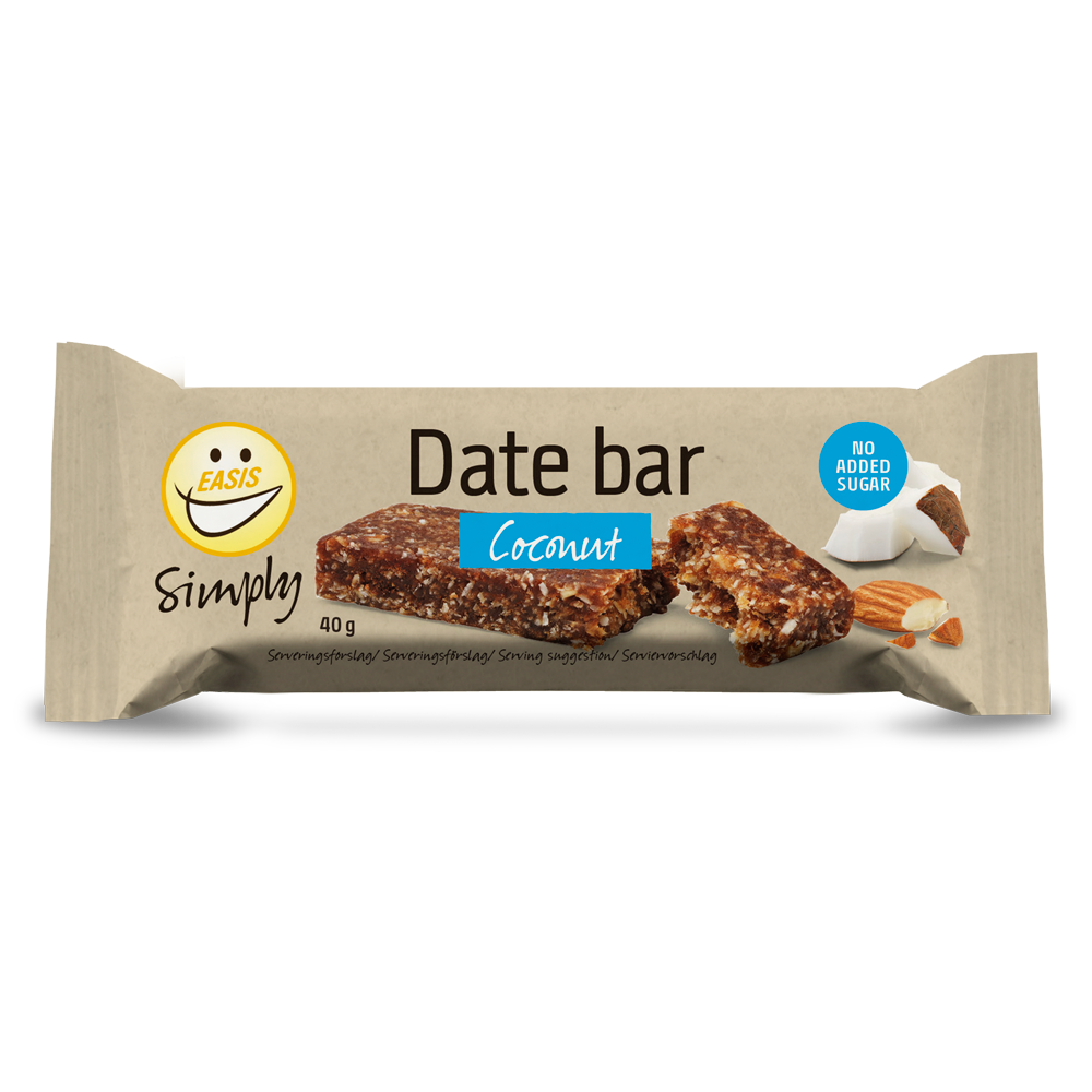 EASIS Simply Datebar with Almonds and Coconut, 40 g