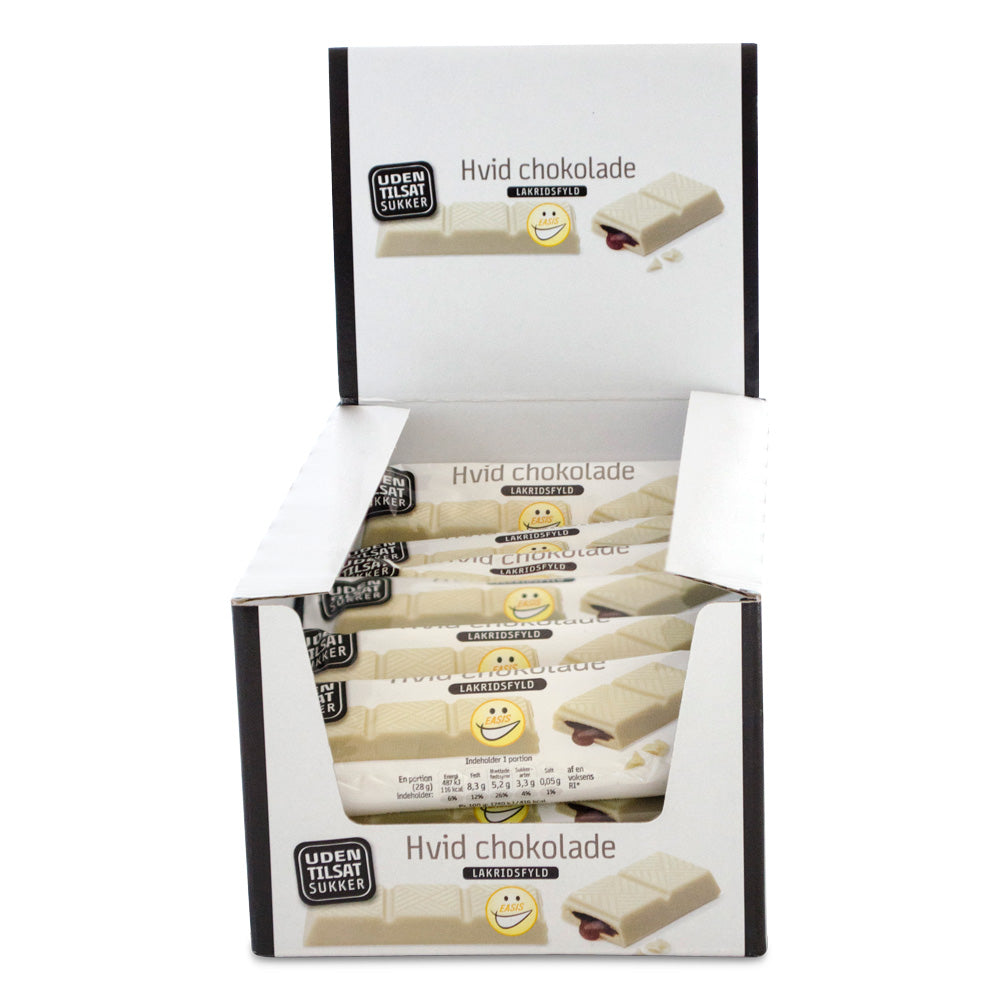 EASIS White Chocolate with Licorice filling 25 pcs