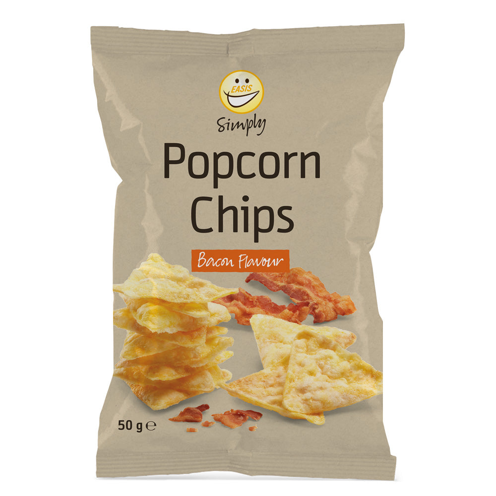 EASIS Simply Popcorn Snack with Bacon, 50 g