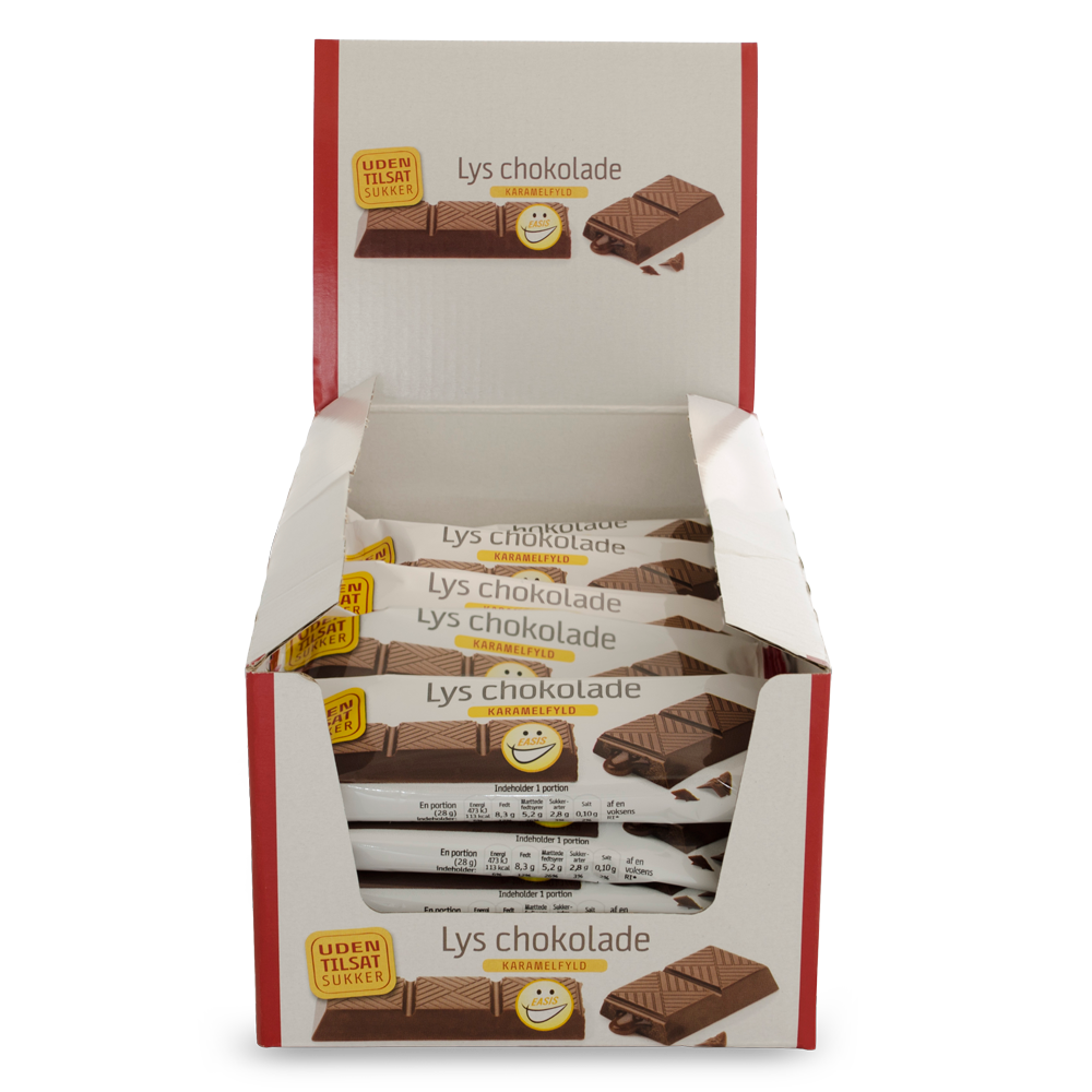 EASIS Milk Chocolate with Caramel filling 25 pcs