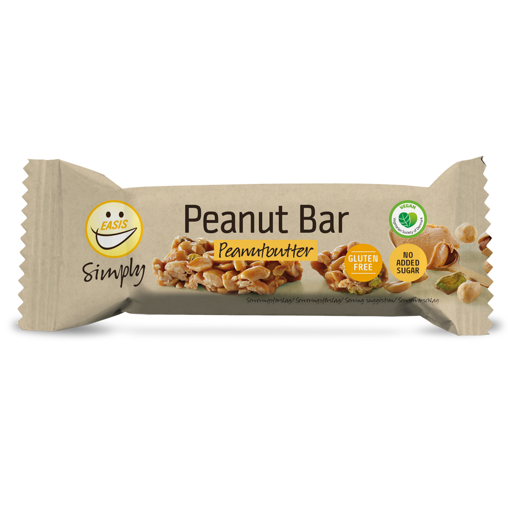 EASIS Simply Peanut Bar with Pistachios and Peanut butter, 35 g