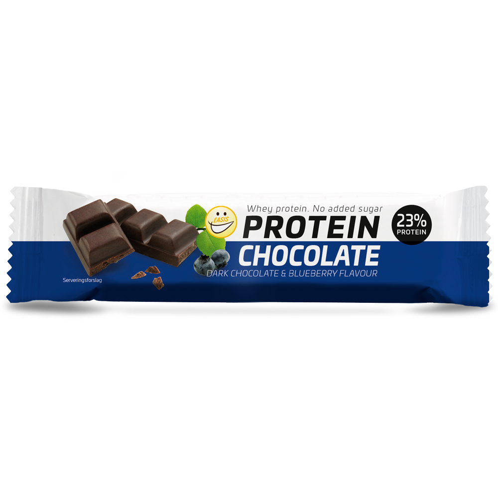 EASIS Protein Dark Chocolate with Blueberry flavor